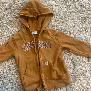 Carhartt zip up hoodie. Boys 4. Like New